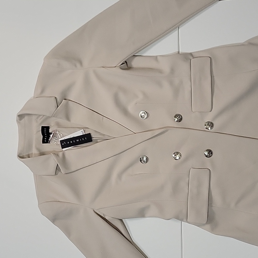 Pale Platinum/ Rosy Beige Blazer